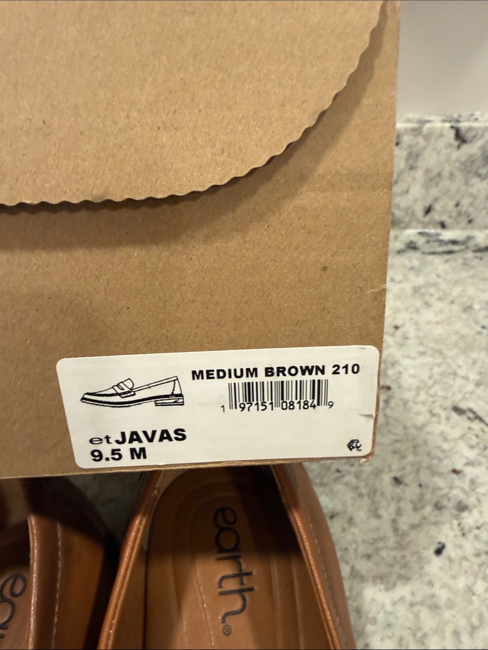 Earth Tan Leather Penny Loafers for Men - Picture 9 of 9